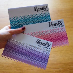 Ombré ‘Thanks’ Card