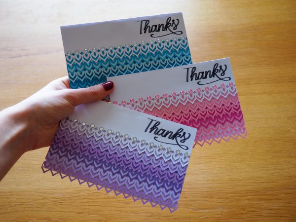 Ombré ‘Thanks’ Card