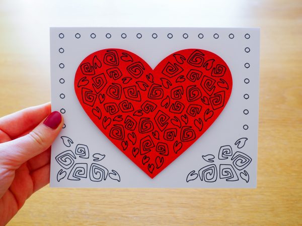 Hearts and Roses Card