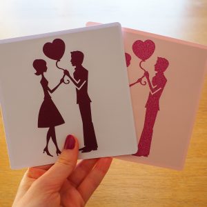 Silhouette Couple Card