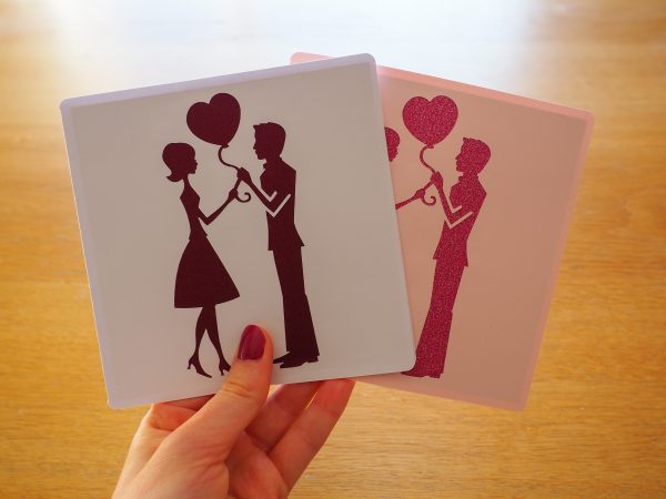 Silhouette Couple Card