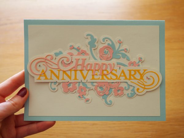 Floral Anniversary Card